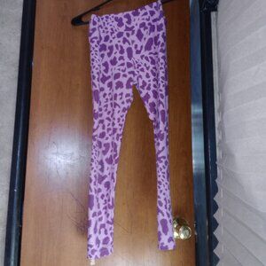 LuLaRoe Pink Leopard Leggings Size Tween